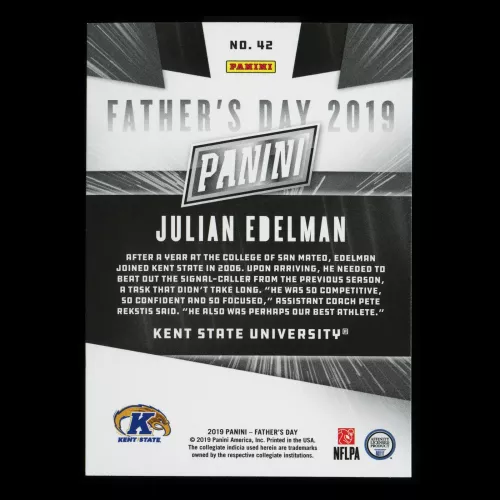 Julian Edelman 2019 Father's Day Golden Flashes/Patriots