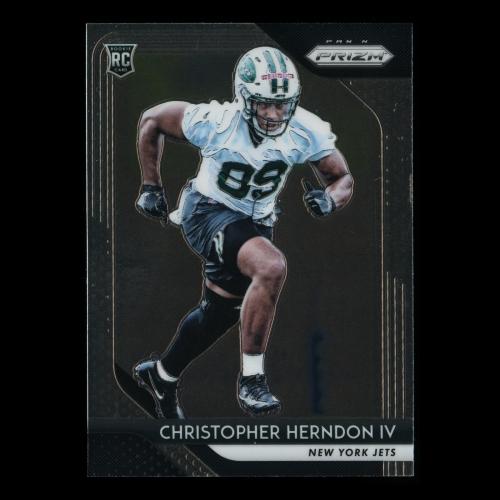 Christopher Herndon IV RC 2018 Prizm Rookie Jets