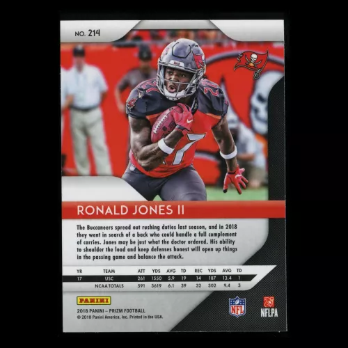 Ronald Jones II RC 2018 Prizm Rookie Buccaneers