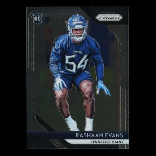 Rashaan Evans RC 2018 Prizm Rookie Titans