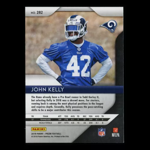 John Kelly RC 2018 Prizm Rookie Rams
