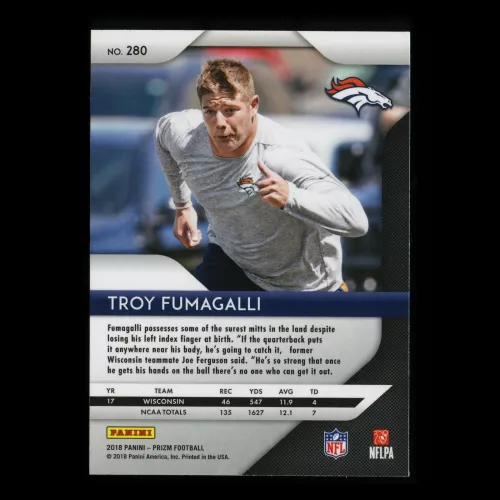 Troy Fumagalli RC 2018 Prizm Rookie Broncos