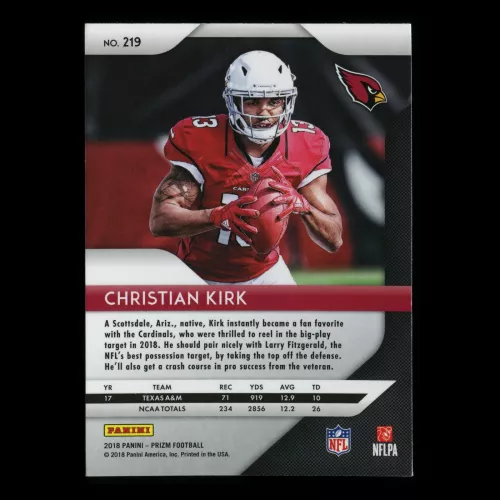 Christian Kirk RC 2018 Prizm Rookie Cardinals
