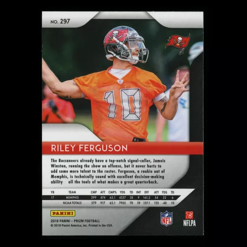 Riley Ferguson RC 2018 Prizm Rookie Buccaneers