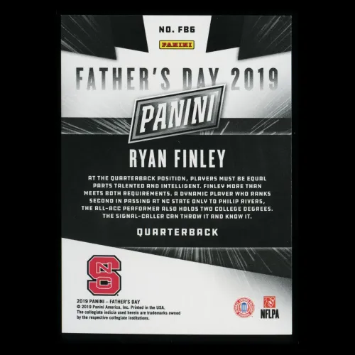 Ryan Finley 2019 Father's Day Prospects Wolfpack/Bengals 113/199