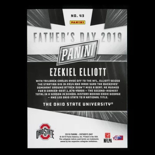 Ezekiel Elliott 2019 Father's Day Buckeyes/Cowboys