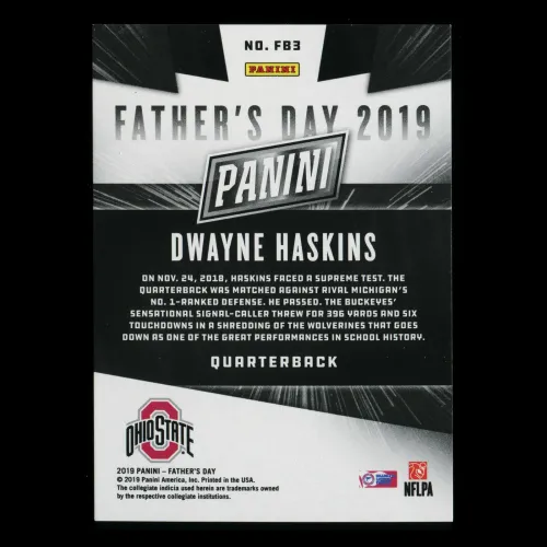 Dwayne Haskins 2019 Father's Day Prospects Buckeyes/Redskins 104/199