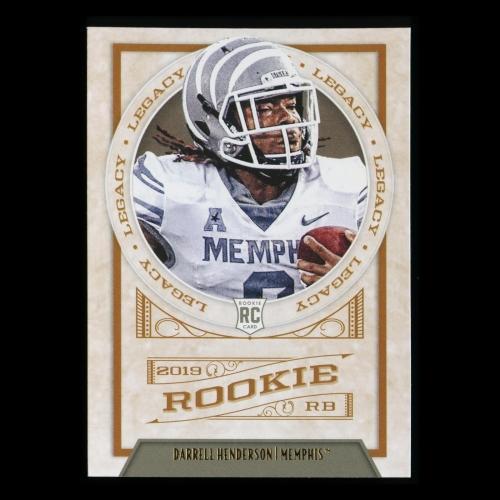 Darrell Henderson RC 2019 Legacy Rookie Tigers/Rams
