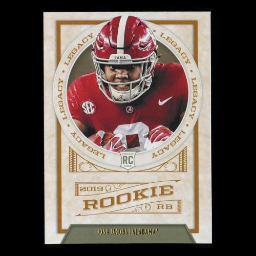 Josh Jacobs RC 2019 Legacy Rookie Alabama/Raiders
