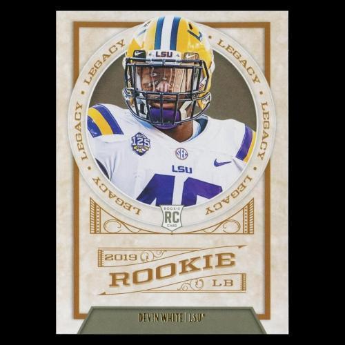 Devin White RC 2019 Legacy Rookie Tigers/Buccaneers