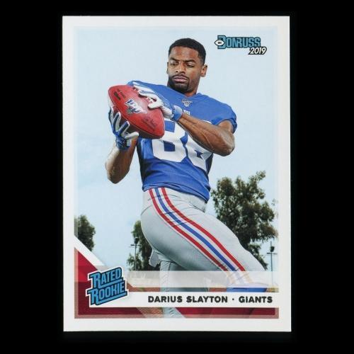 Darius Slayton RR 2019 Donruss Rated Rookie Giants