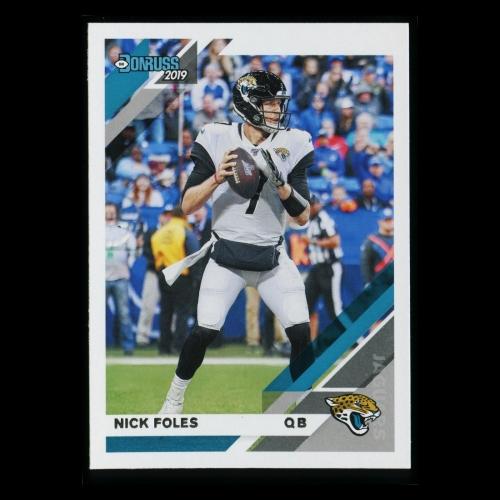 Nick Foles 2019 Donruss Jaguars