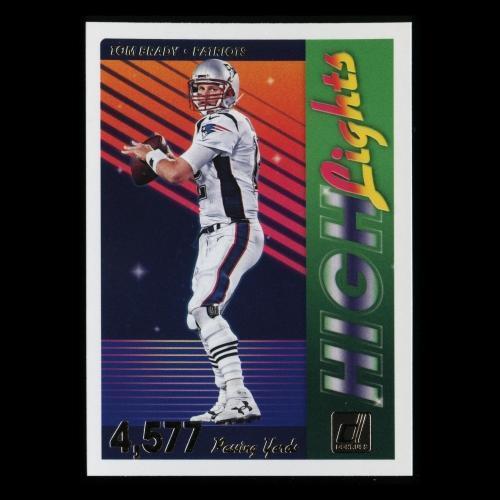 Tom Brady 2018 Donruss High Lights Patriots