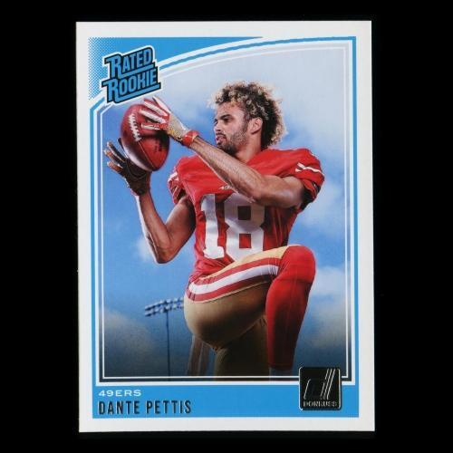 Dante Pettis RR 2018 Donruss Rated Rookie 49ers