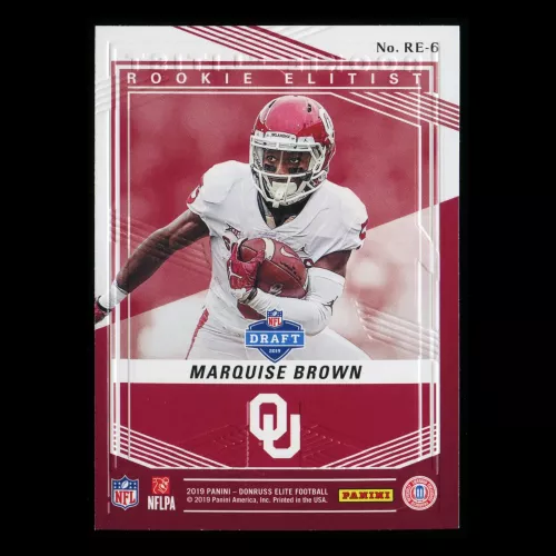 Marquise Brown 2019 Elite Rookie Elitist Sooners/Ravens