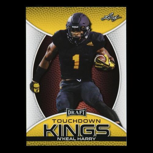 N'Keal Harry 2019 Leaf Draft Gold Touchdown Kings Sun Devils/Patriots