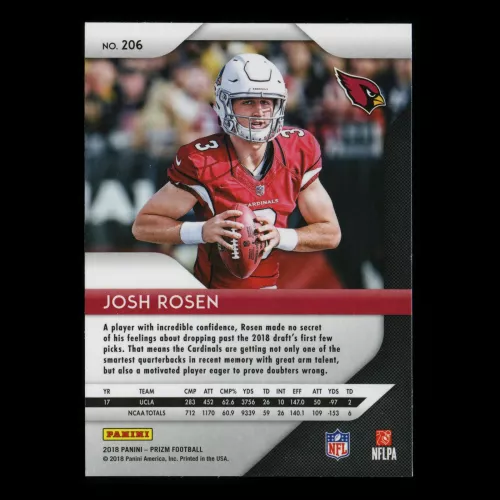 Josh Rosen RC 2018 Prizm Rookie Cardinals