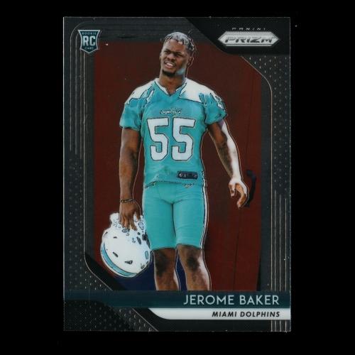 Jerome Baker RC 2018 Prizm Rookie Dolphins