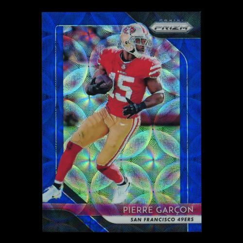 Pierre Garcon 2018 Prizm Blue Scope 49ers 88/99