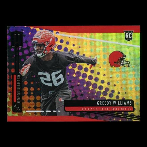 Greedy Williams RC 2019 Unparalleled Rookie Browns