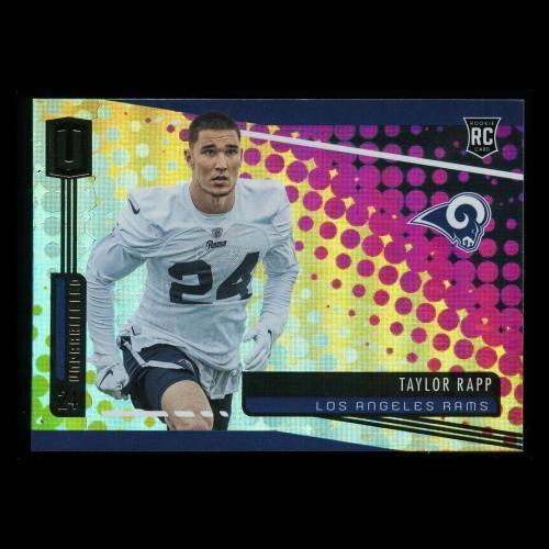 Taylor Rapp RC 2019 Unparalleled Rookie Rams