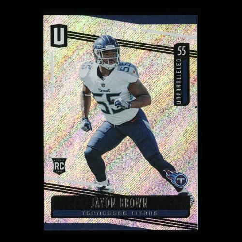 Jayon Brown RC 2019 Unparalleled Rookie Titans
