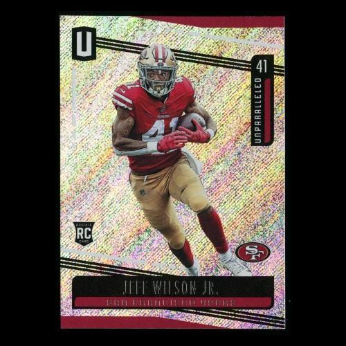 Jeff Wilson Jr. RC 2019 Unparalleled Rookie 49ers