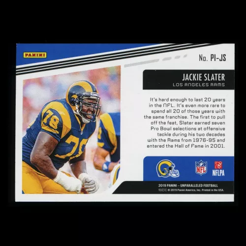Jackie Slater 2019 Unparalleled Pioneers Rams