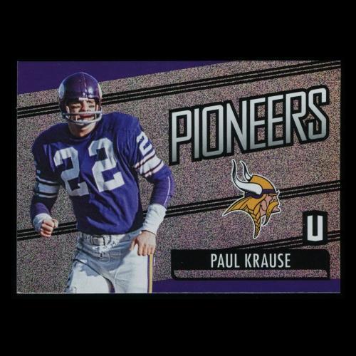 Paul Krause 2019 Unparalleled Pioneers Vikings