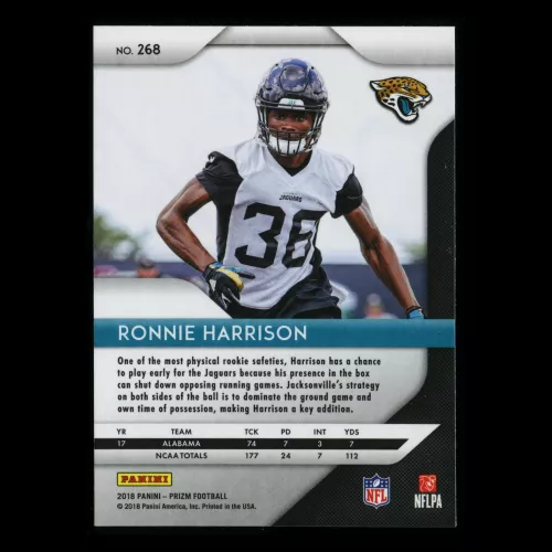 Ronnie Harrison RC 2018 Prizm Rookie Jaguars