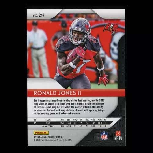 Ronald Jones II RC 2018 Prizm Rookie Buccaneers