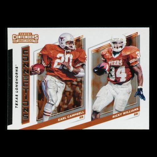 Earl Campbell | Ricky Williams 2019 Contender Draft Picks Connections Longhorns