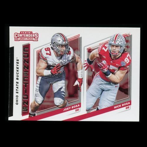 Joey Bosa | Nick Bosa 2019 Contender Draft Picks Connections Buckeyes