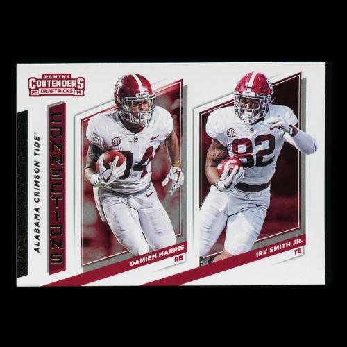 Damien Harris | Irv Smith Jr. 2019 Contender Draft Picks Connections Crimson Tide