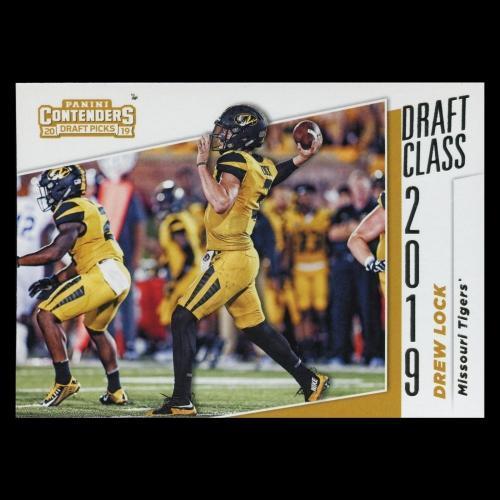 Drew Lock 2019 Contender Draft Picks Draft Class Tigers