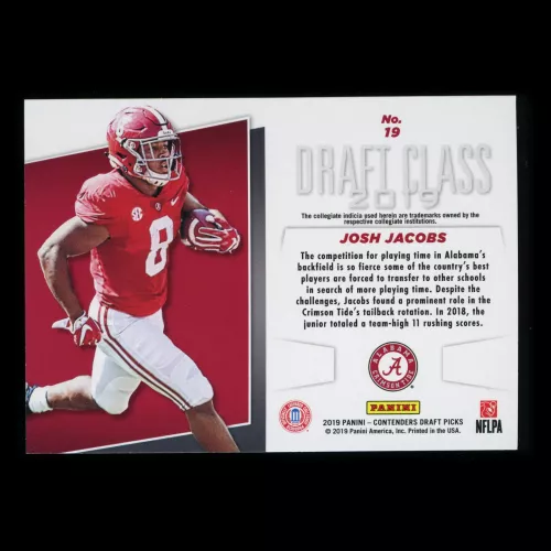 Josh Jacobs 2019 Contender Draft Picks Draft Class Crimson Tide