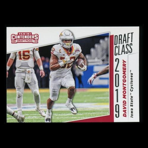 David Montgomery 2019 Contender Draft Picks Draft Class Cyclones