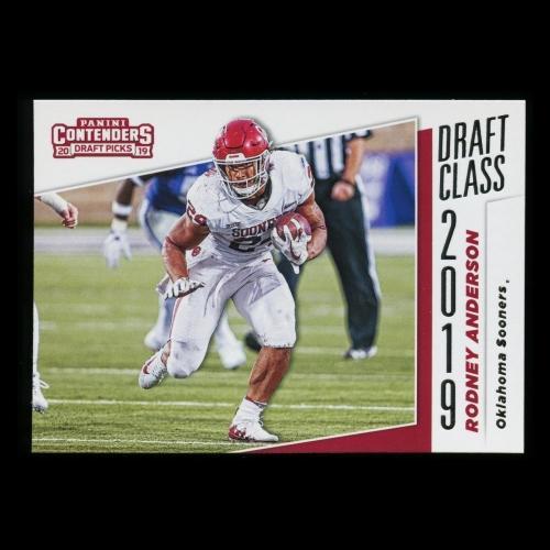 Rodney Anderson 2019 Contender Draft Picks Draft Class Sooners