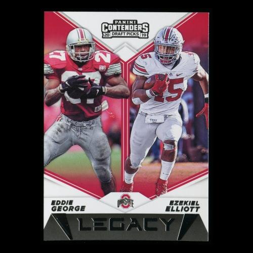 Eddie George | Ezekiel Elliott 2019 Contenders Draft Picks Legacy Buckeyes