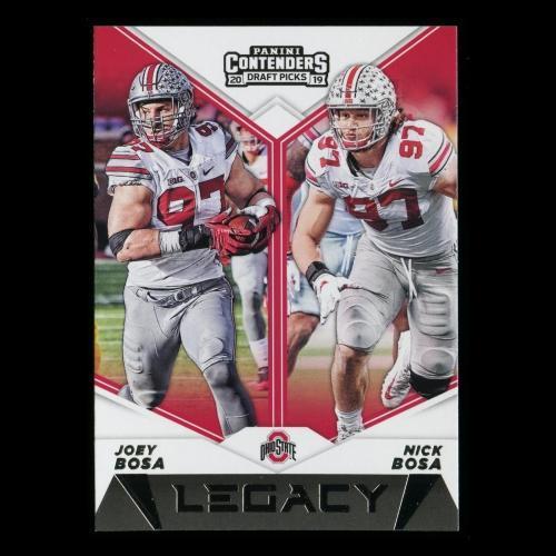Joey Bosa | Nick Bosa 2019 Contenders Draft Picks Legacy Buckeyes