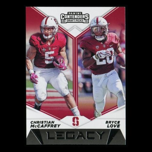 Christian McCaffrey | Bryce Love 2019 Contenders Draft Picks Legacy Cardinal