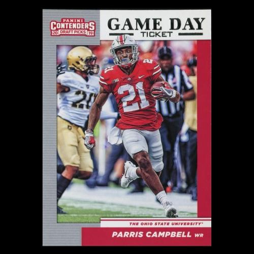 Parris Campbell 2019 Contender Draft Picks Game Day Ticket Buckeyes