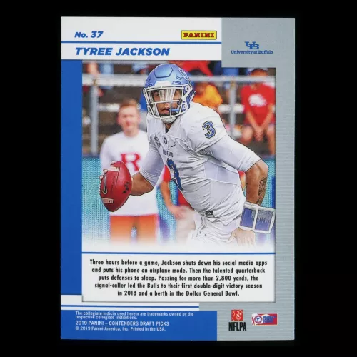 Tyree Jackson 2019 Contender Draft Picks Game Day Ticket Bulls