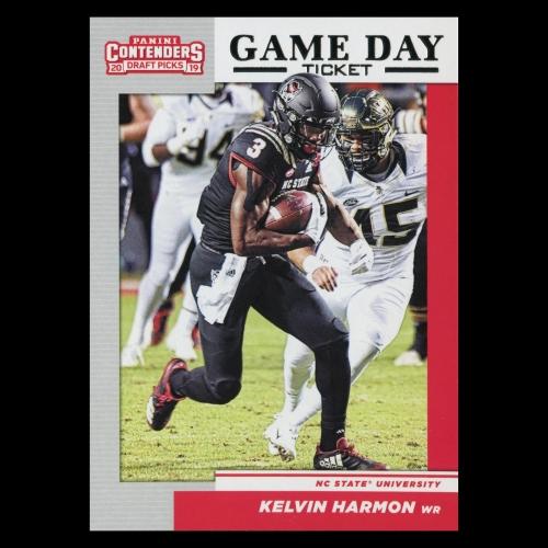 Kelvin Harmon 2019 Contender Draft Picks Game Day Ticket Wolfpack