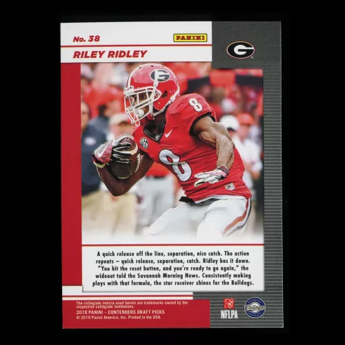 Riley Ridley 2019 Contender Draft Picks Game Day Ticket Bulldogs