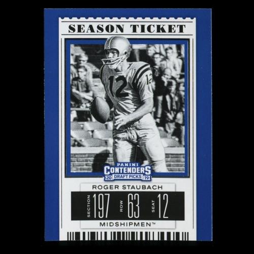 Roger Stauback 2019 Contender Draft Picks Season Ticket Midshipmen