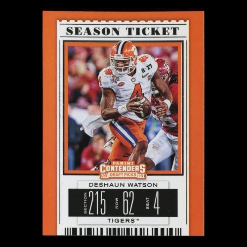 Deshaun Watson 2019 Contender Draft Picks Season Ticket Tigers