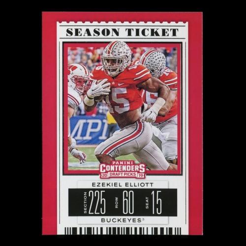 Ezekiel Elliott 2019 Contender Draft Picks Season Ticket Buckeyes
