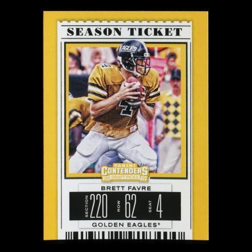 Brett Favre 2019 Contender Draft Picks Season Ticket Golden Eagles