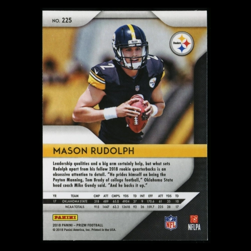 Mason Rudolph RC 2018 Prizm Rookie Steelers